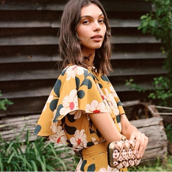 Anthropologie Eva Franco Ikebana Floral Blouse - Picture 15 of 15